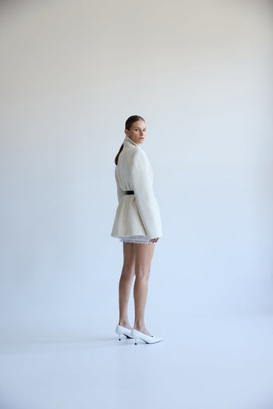 THIRD FORM BOUCLE BLAZER | CREAM