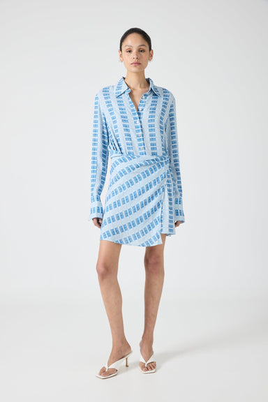 THIRD FORM INFINITE SHIRT DRESS | CHECK